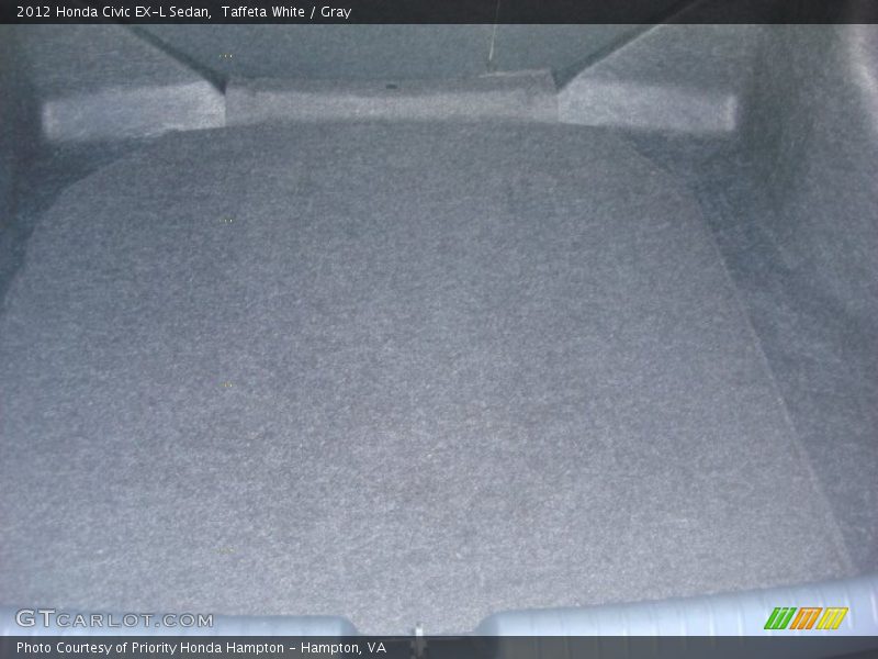 Taffeta White / Gray 2012 Honda Civic EX-L Sedan