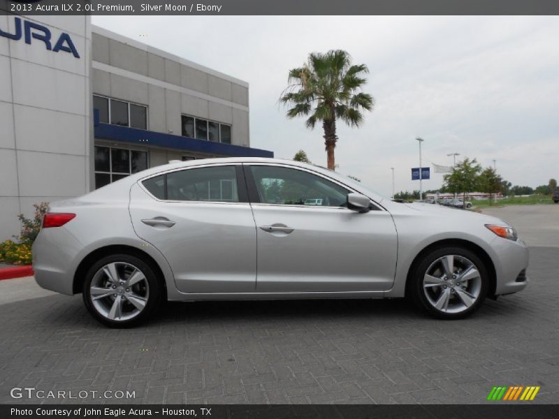 Silver Moon / Ebony 2013 Acura ILX 2.0L Premium
