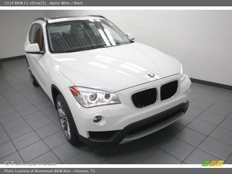 Alpine White / Black 2014 BMW X1 xDrive35i