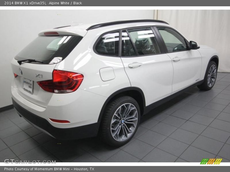 Alpine White / Black 2014 BMW X1 xDrive35i