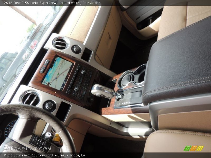 Oxford White / Pale Adobe 2012 Ford F150 Lariat SuperCrew