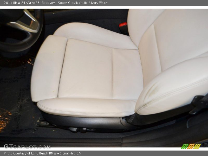 Space Gray Metallic / Ivory White 2011 BMW Z4 sDrive35i Roadster