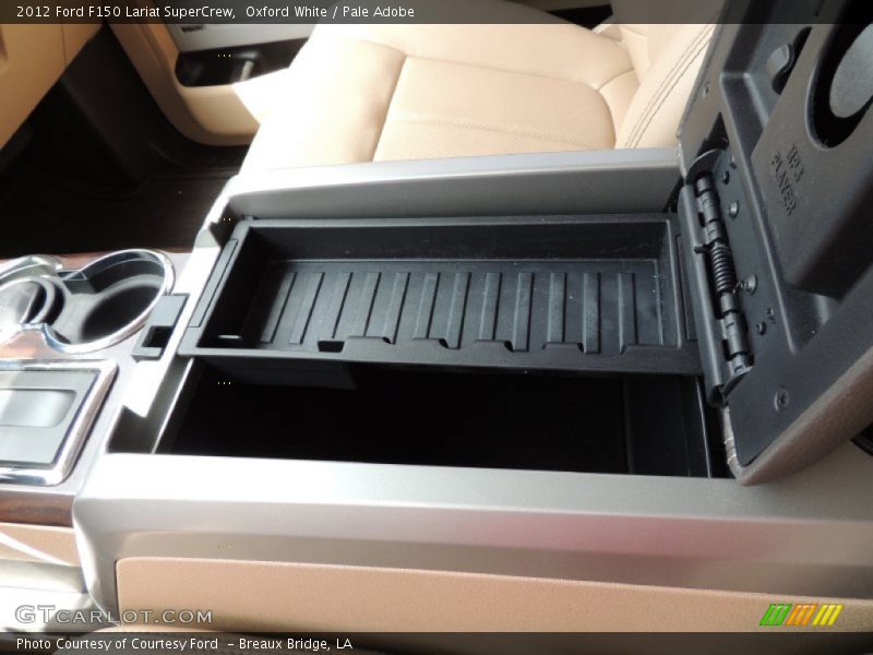 Oxford White / Pale Adobe 2012 Ford F150 Lariat SuperCrew