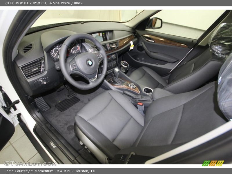 Black Interior - 2014 X1 xDrive35i 