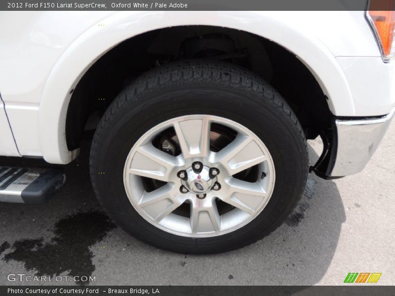 Oxford White / Pale Adobe 2012 Ford F150 Lariat SuperCrew