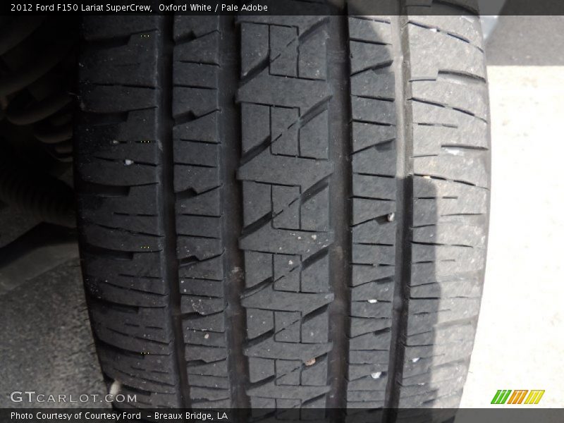 Oxford White / Pale Adobe 2012 Ford F150 Lariat SuperCrew