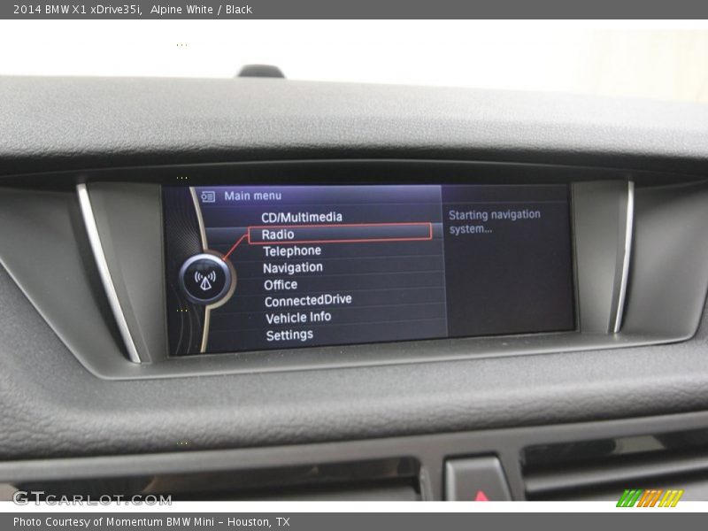 Alpine White / Black 2014 BMW X1 xDrive35i