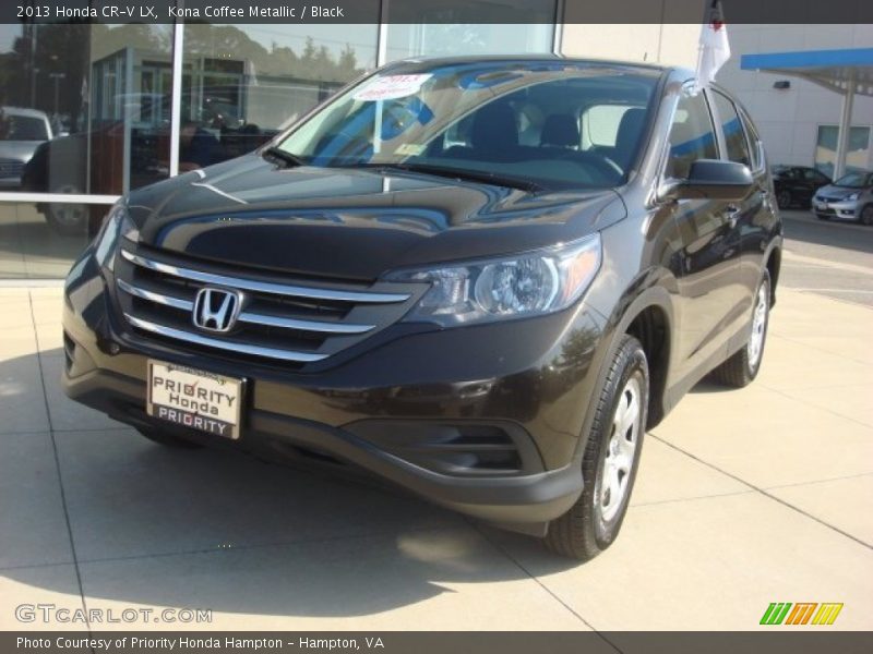 Kona Coffee Metallic / Black 2013 Honda CR-V LX