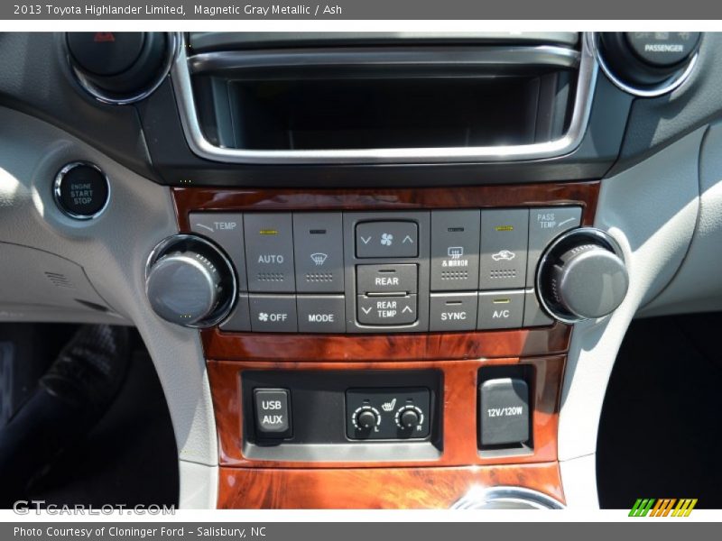 Magnetic Gray Metallic / Ash 2013 Toyota Highlander Limited