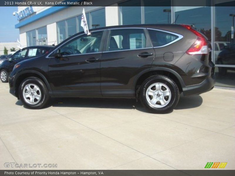 Kona Coffee Metallic / Black 2013 Honda CR-V LX