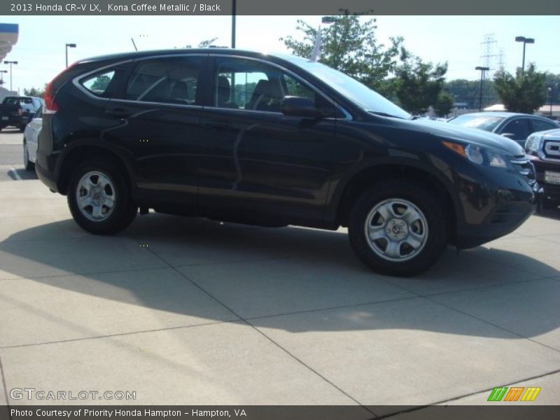 Kona Coffee Metallic / Black 2013 Honda CR-V LX