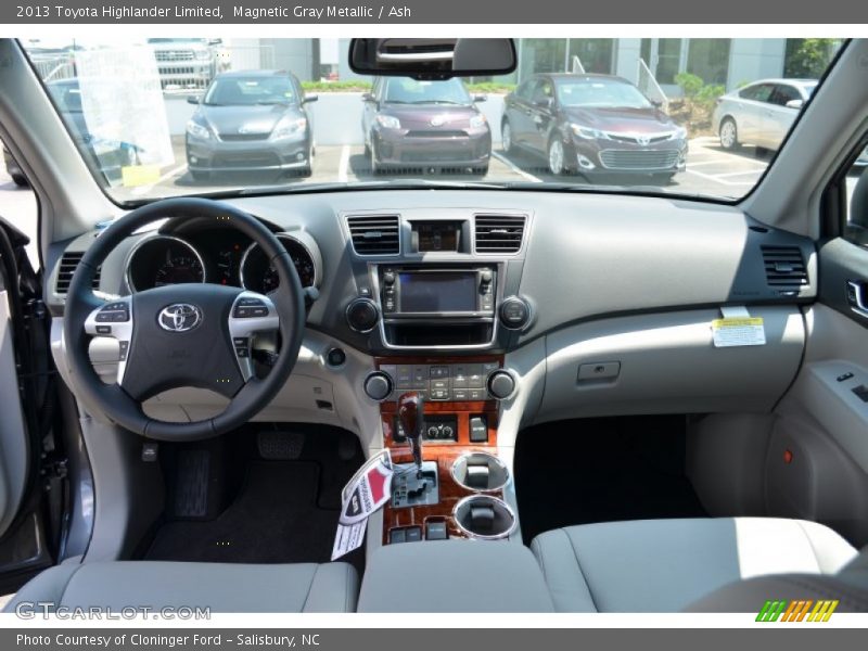Magnetic Gray Metallic / Ash 2013 Toyota Highlander Limited
