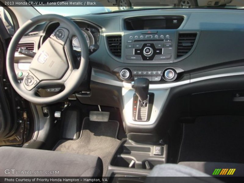 Kona Coffee Metallic / Black 2013 Honda CR-V LX