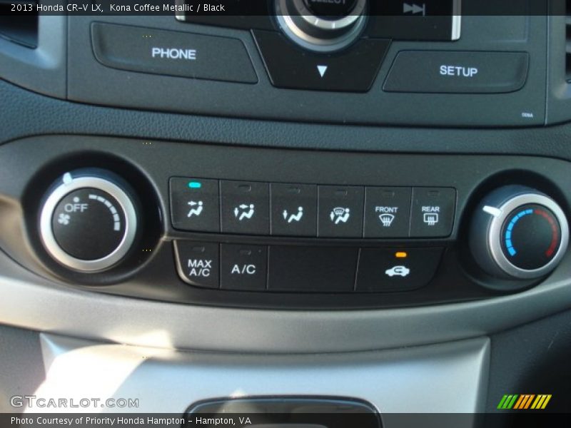 Kona Coffee Metallic / Black 2013 Honda CR-V LX