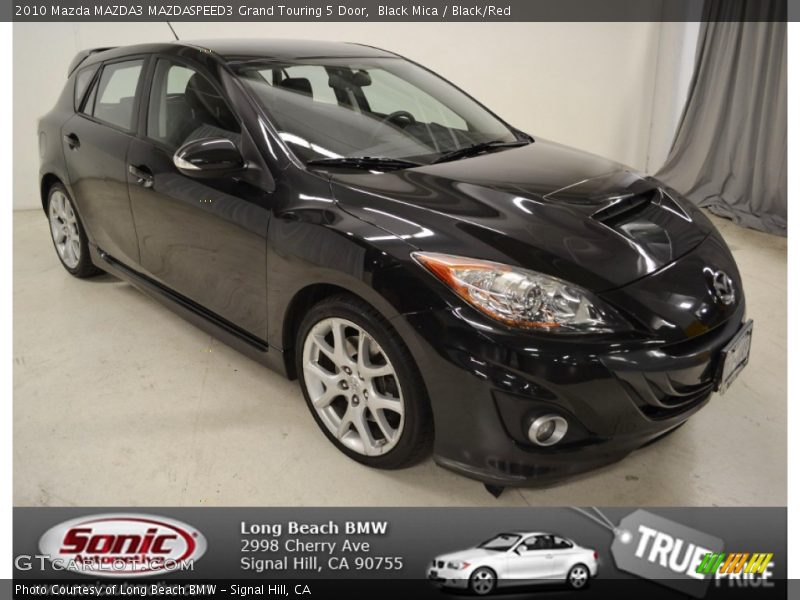 Black Mica / Black/Red 2010 Mazda MAZDA3 MAZDASPEED3 Grand Touring 5 Door