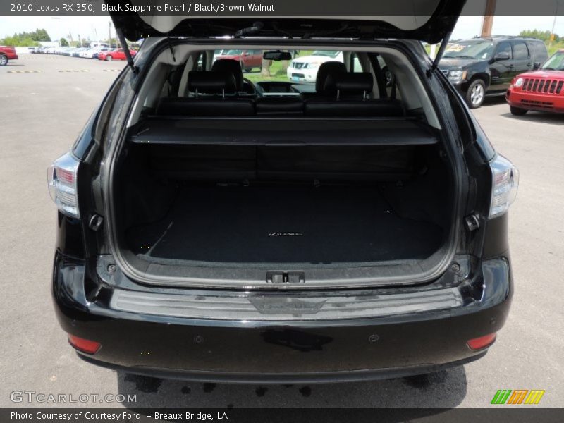 Black Sapphire Pearl / Black/Brown Walnut 2010 Lexus RX 350