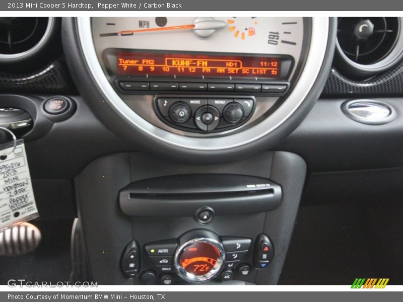 Pepper White / Carbon Black 2013 Mini Cooper S Hardtop