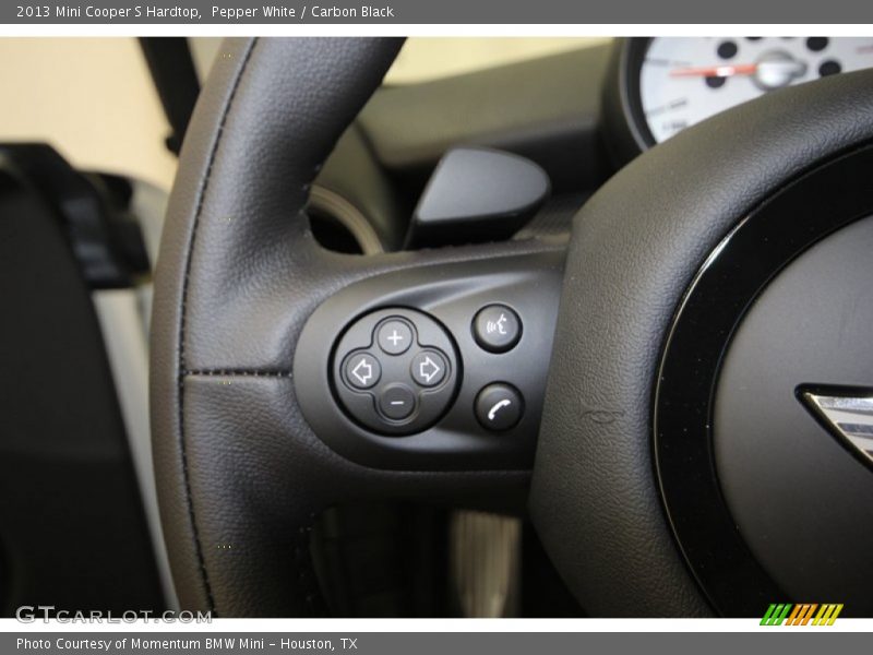 Pepper White / Carbon Black 2013 Mini Cooper S Hardtop