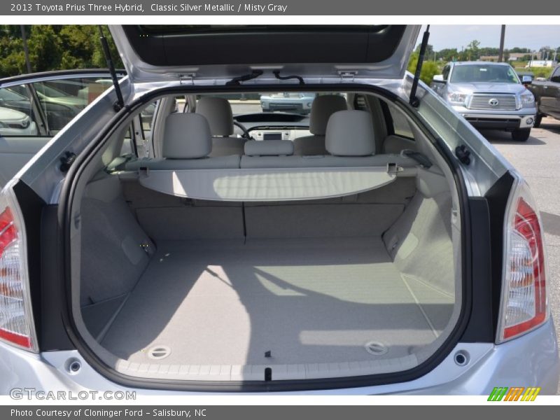Classic Silver Metallic / Misty Gray 2013 Toyota Prius Three Hybrid