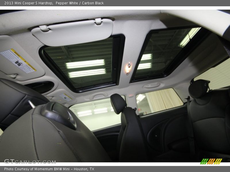 Pepper White / Carbon Black 2013 Mini Cooper S Hardtop