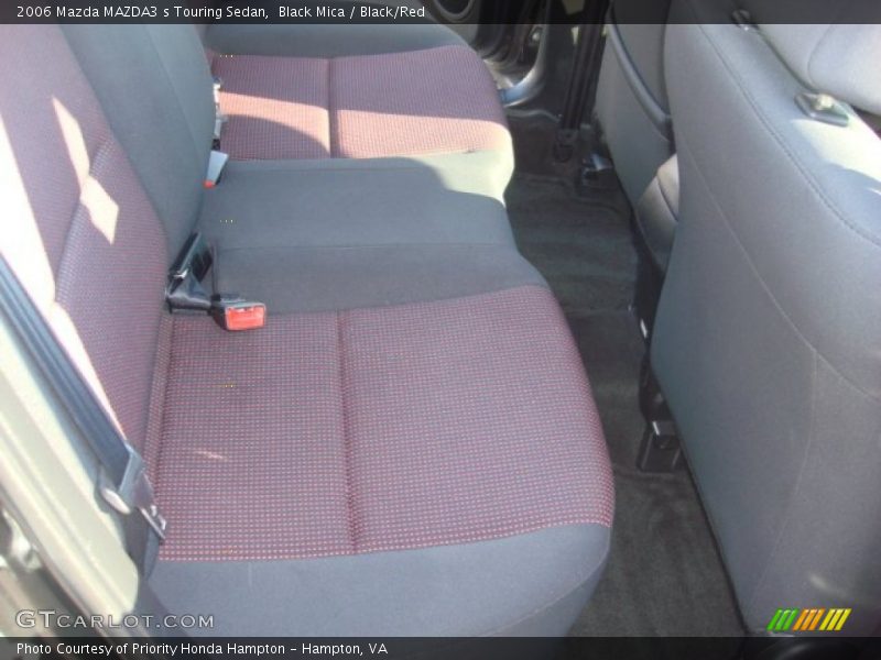 Black Mica / Black/Red 2006 Mazda MAZDA3 s Touring Sedan