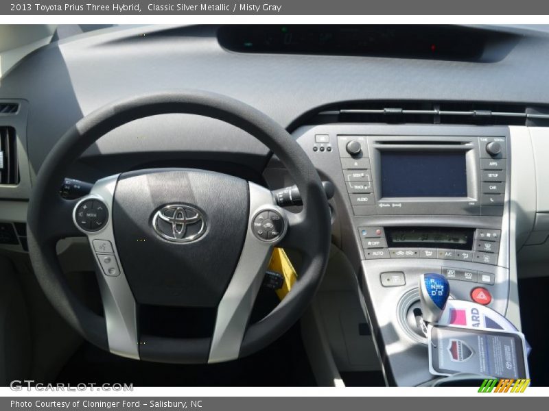 Classic Silver Metallic / Misty Gray 2013 Toyota Prius Three Hybrid