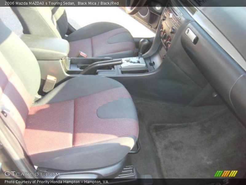 Black Mica / Black/Red 2006 Mazda MAZDA3 s Touring Sedan