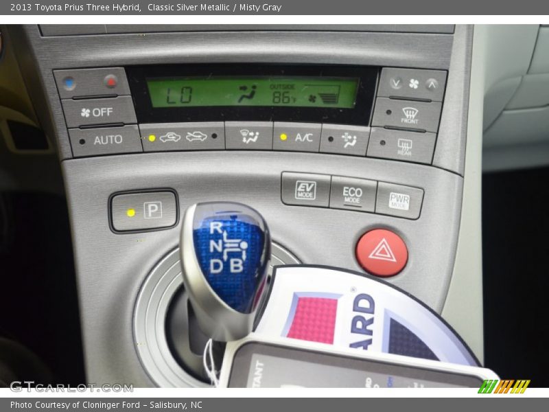 Classic Silver Metallic / Misty Gray 2013 Toyota Prius Three Hybrid