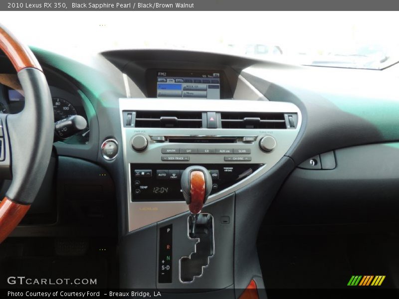 Black Sapphire Pearl / Black/Brown Walnut 2010 Lexus RX 350