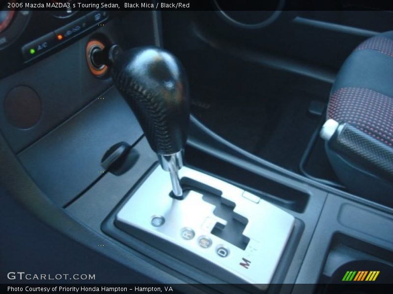 Black Mica / Black/Red 2006 Mazda MAZDA3 s Touring Sedan