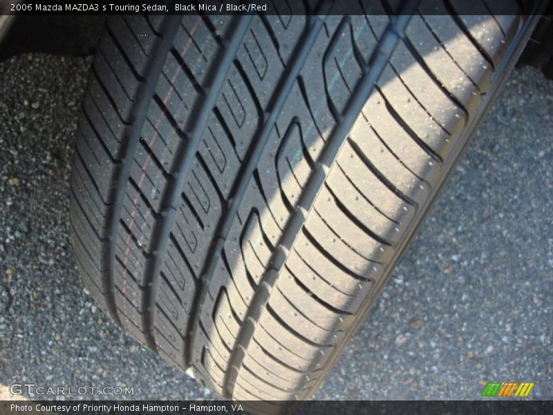 Black Mica / Black/Red 2006 Mazda MAZDA3 s Touring Sedan