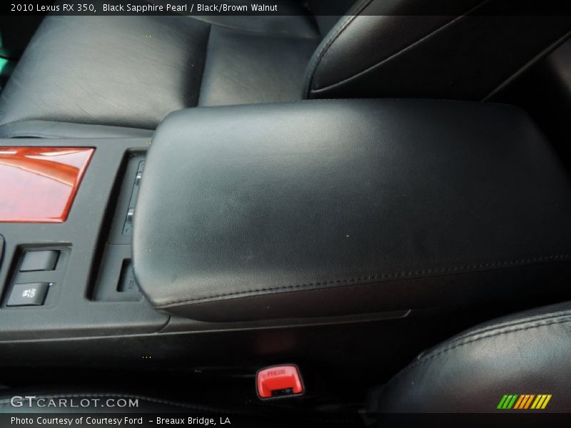 Black Sapphire Pearl / Black/Brown Walnut 2010 Lexus RX 350