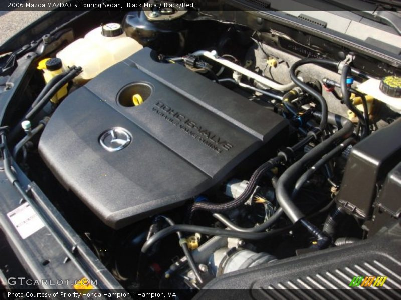 Black Mica / Black/Red 2006 Mazda MAZDA3 s Touring Sedan