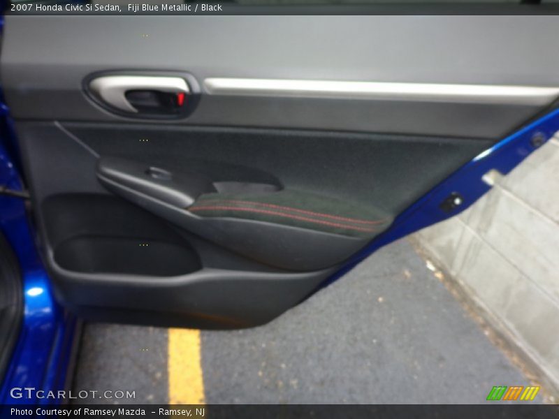 Fiji Blue Metallic / Black 2007 Honda Civic Si Sedan