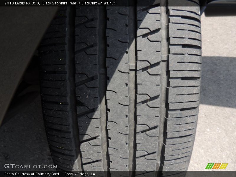 Black Sapphire Pearl / Black/Brown Walnut 2010 Lexus RX 350