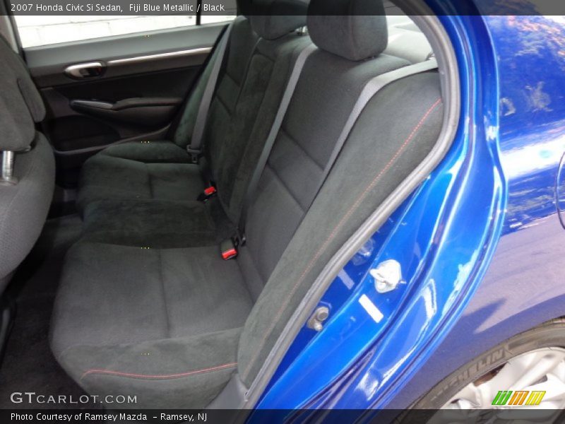 Fiji Blue Metallic / Black 2007 Honda Civic Si Sedan