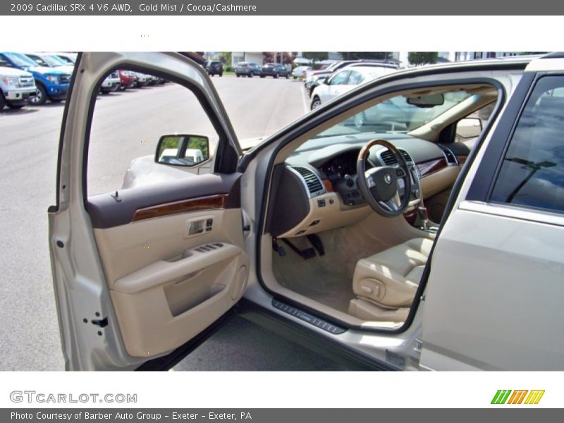 Gold Mist / Cocoa/Cashmere 2009 Cadillac SRX 4 V6 AWD
