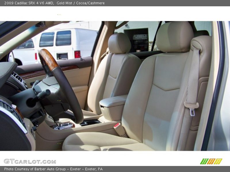 Gold Mist / Cocoa/Cashmere 2009 Cadillac SRX 4 V6 AWD