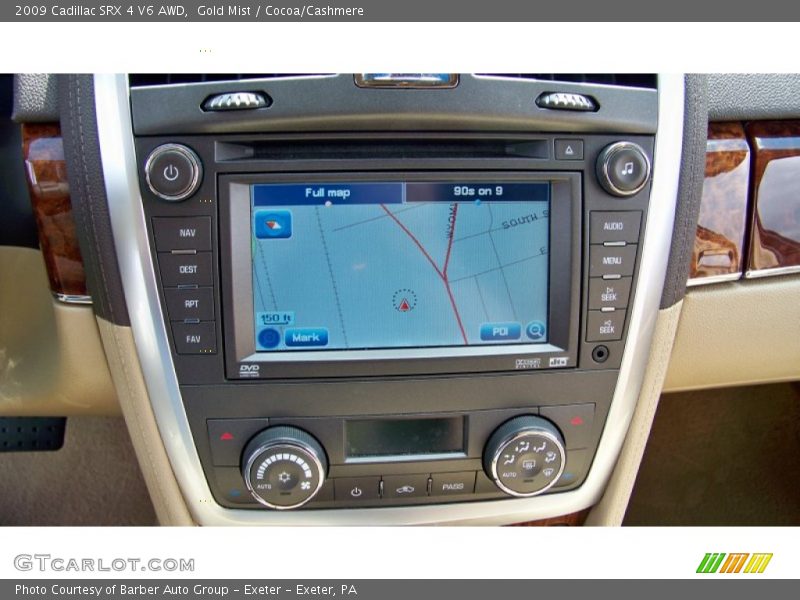 Gold Mist / Cocoa/Cashmere 2009 Cadillac SRX 4 V6 AWD
