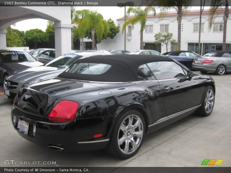Diamond Black / Beluga 2007 Bentley Continental GTC