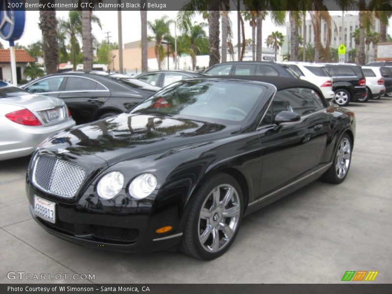 Diamond Black / Beluga 2007 Bentley Continental GTC