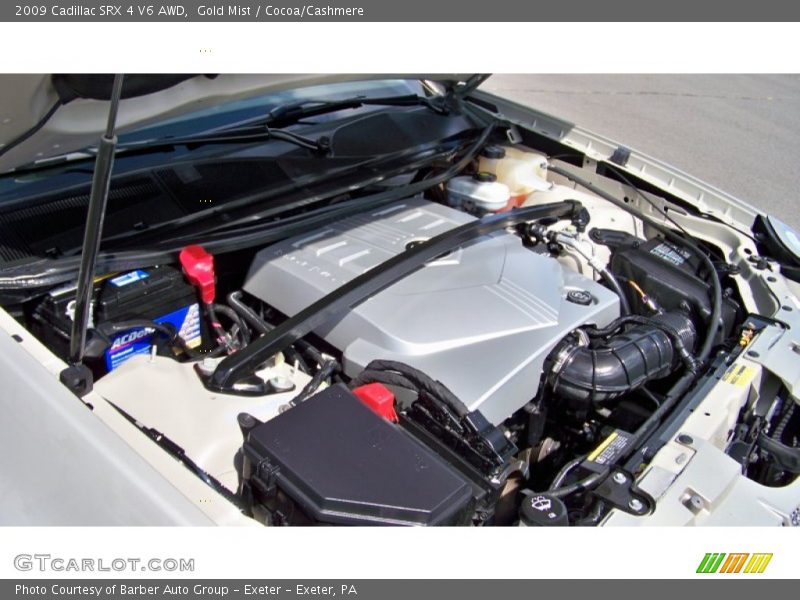 Gold Mist / Cocoa/Cashmere 2009 Cadillac SRX 4 V6 AWD