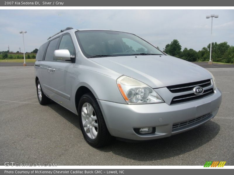 Silver / Gray 2007 Kia Sedona EX