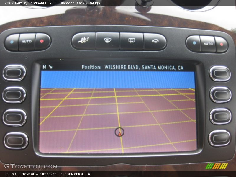 Navigation of 2007 Continental GTC 