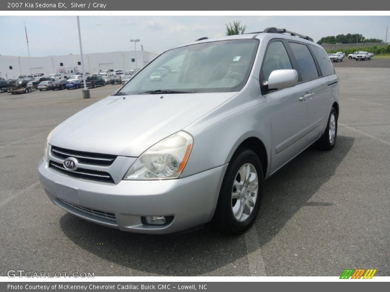 Silver / Gray 2007 Kia Sedona EX
