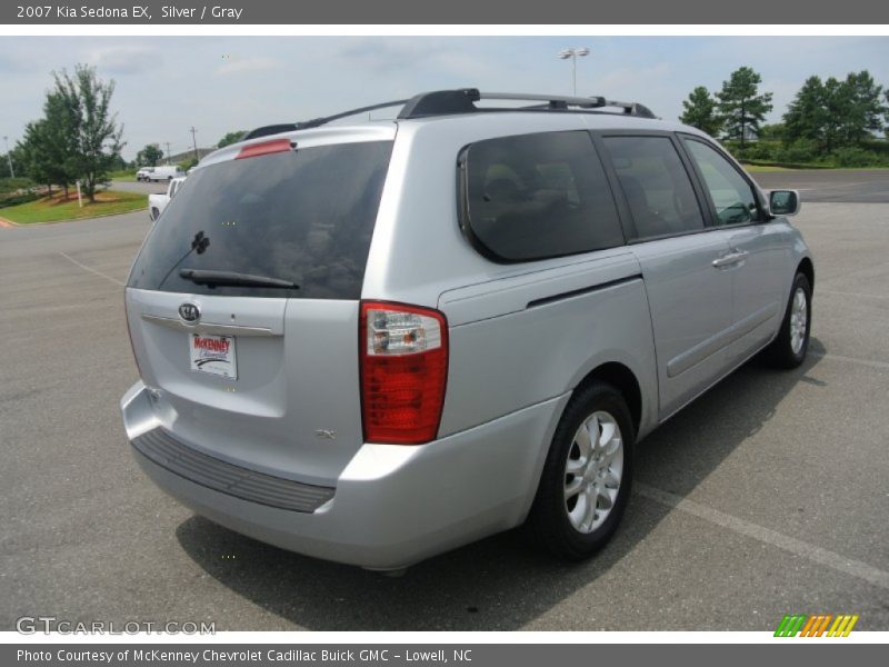 Silver / Gray 2007 Kia Sedona EX