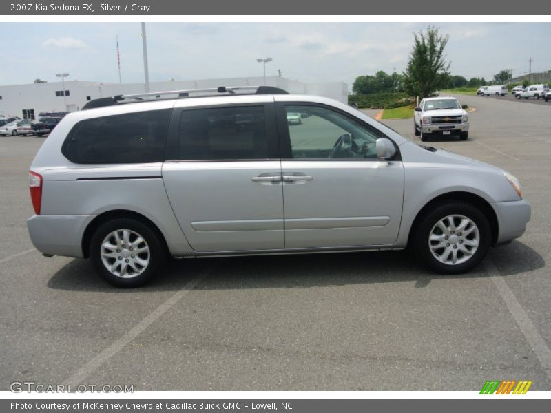 Silver / Gray 2007 Kia Sedona EX