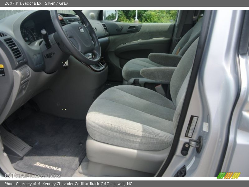 Silver / Gray 2007 Kia Sedona EX