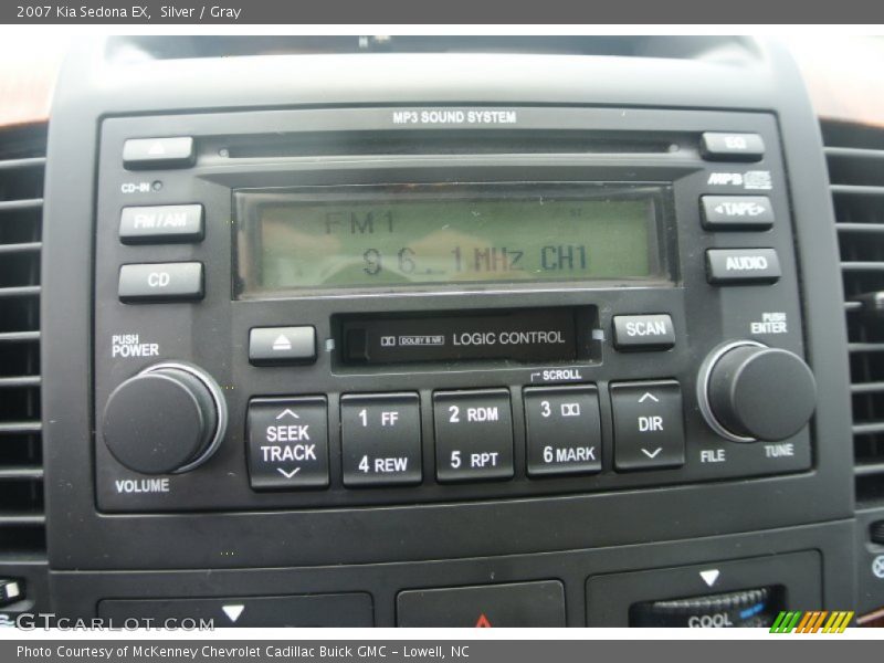 Silver / Gray 2007 Kia Sedona EX