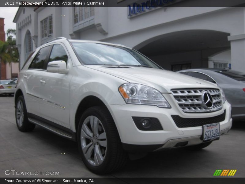 Arctic White / Cashmere 2011 Mercedes-Benz ML 350